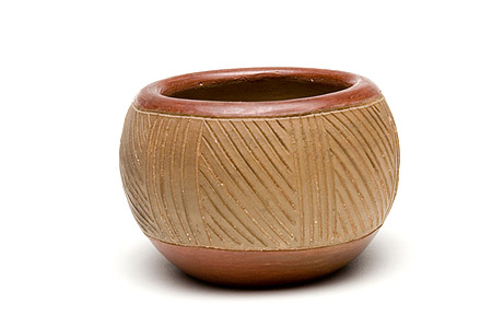 Bowl, Potsui?i Incised Revival